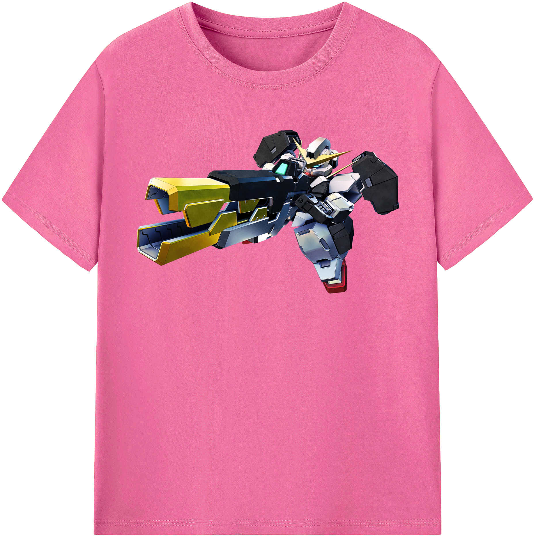 （画像用） 機動戦士ガンダム Mobile Suit Gundam レディースカジュアルプリントTシャツ（綿100％）